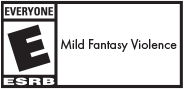 ESRB Rating - E for mile fantasy violence
